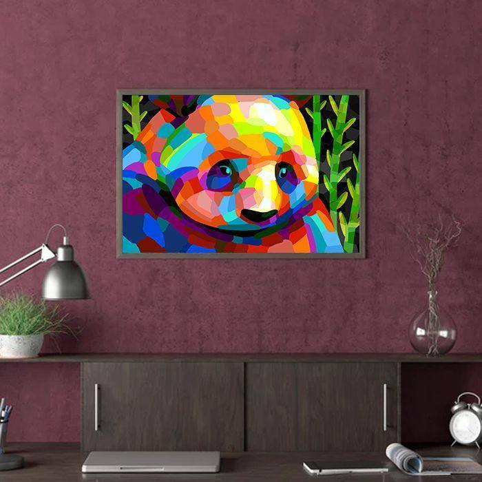 Panda de colores