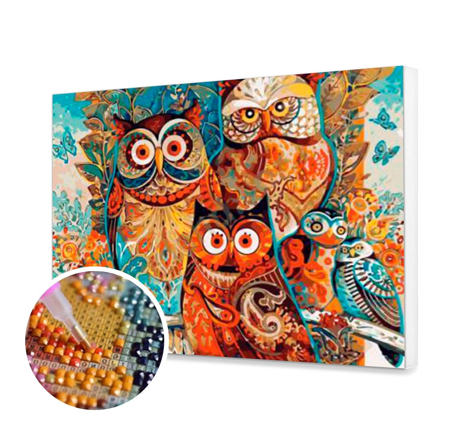 Mosaic - Owls - 40x50cm