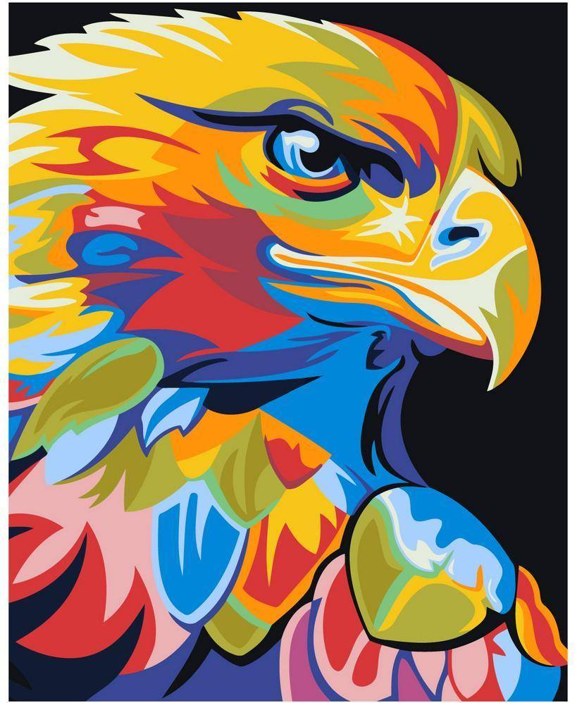 Águila multicolor